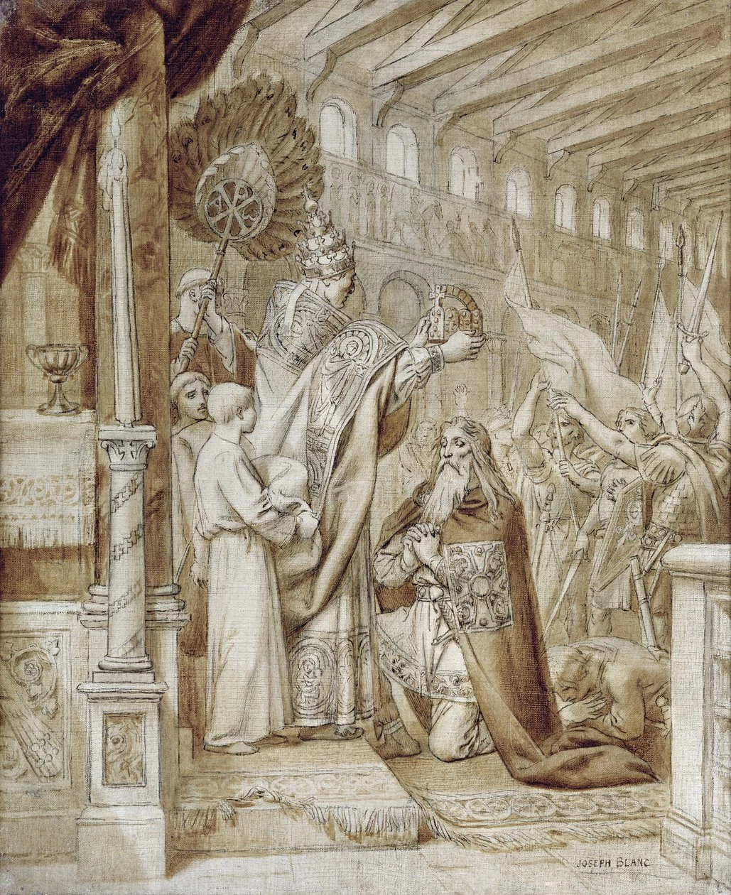 Incoronazione di Carlo Magno (742 - 814)